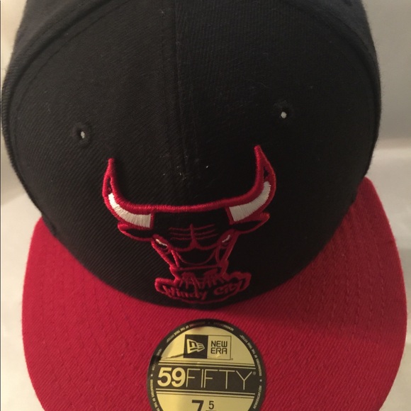 Bull Hat Other - Chicago Bulls Fitted Hat 7 5/8